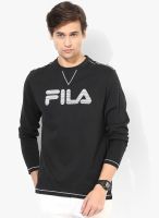 Fila Black Round Neck T-Shirts