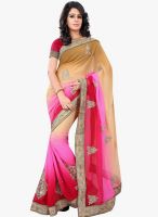 Florence Beige Embroidered Saree