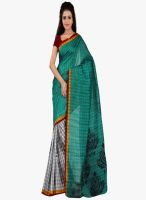 Florence Green Printed Saree