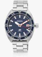 Fossil Fs5048-C Silver/Blue Analog Watch