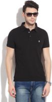 French Connection Solid Men's Polo Neck Black T-Shirt