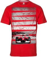 Huetrap Graphic Print Men's Round Neck Red T-Shirt Huetrap Graphic Print Men's Round Neck Red T-Shirt