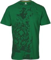 Huetrap Graphic Print Men's Round Neck Green T-Shirt