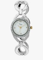 ILINA White Silver/White Analog Watch