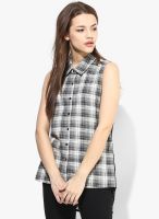 I AM FOR YOU Grey Checked Shirt