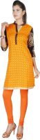 Insense Casual, Festive, Party Printed Women's Kurti(Orange)