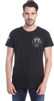 Jack & Jones Graphic Print Men's Round Neck Black T-Shirt