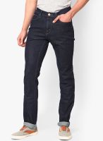 Lee Blue Solid Skinny Fit Jeans (Bruce)
