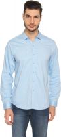 Lee Men's Solid Casual, Party Blue Shirt