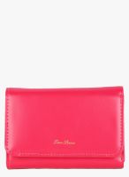 Lino Perros Pink Polyurethane (Pu) Wallet