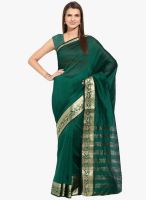 Lookslady Green Embellished Saree
