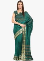 Lookslady Green Embellished Saree