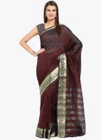 Lookslady Mauve Embellished Saree