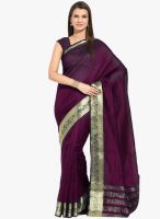 Lookslady Purple Embellished Saree
