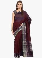 Lookslady Rust Embellished Saree