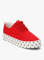 My Foot Red Casual Sneakers