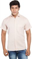Nauhwar Men's Solid Formal Pink Shirt