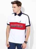 Nautica White Polo T-Shirt