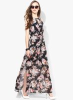 Only Black Colored Printed Maxi Dress