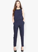 Only Blue Solid Jumpsuit