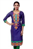 Panno Casual Printed Women's Kurti(Multicolor)