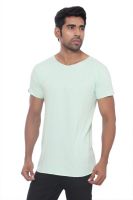 Pezzava Self Design Men's Round Neck Reversible White, Grey T-Shirt