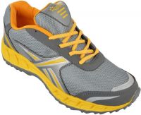 Porcupine Running Shoes(Grey, Yellow)