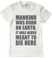 Rawpockets Graphic Print Men's Round Neck White T-Shirt