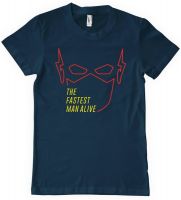 Rawpockets Graphic Print Men's Round Neck Dark Blue T-Shirt