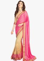 Roop Kashish Beige Embroidered Saree