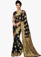 Roop Kashish Black Embellished Saree