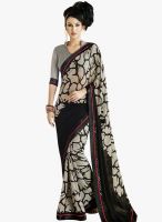 Roop Kashish Black Printed Saree