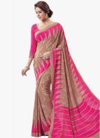 Roop Kashish Brown Printed Saree