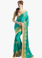 Roop Kashish Green Embroidered Saree