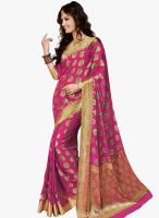 Roop Kashish Magenta Embellished Saree