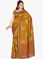 Roop Kashish Yellow Printed Saree