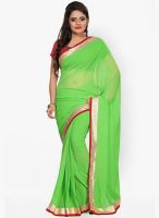 Silk Bazar Green Embroidered Saree