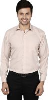 Spaky Men's Solid Formal Beige Shirt Spaky Men's Solid Formal Beige Shirt