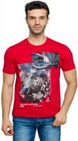 Status Quo Printed Men's Round Neck Red T-Shirt