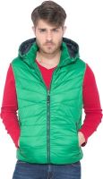 Status Quo Sleeveless Solid Men's Quilted Jacket