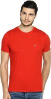 The Indian Garage Co. Solid Men's Round Neck Red T-Shirt