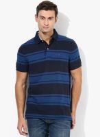 Tommy Hilfiger Navy Blue Striped Polo T-Shirt