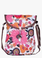 Vogue tree Multicoloured ed Canvas Sling Bag