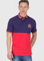 Wilkins & Tuscany Red Solid Polo T-Shirts