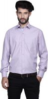 Yorkshire Men's Solid Formal Purple Shirt
