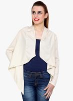 @499 Beige Solid Shrug