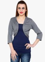 @499 Grey Solid Shrug