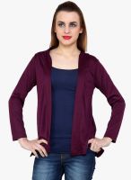 @499 Wine Solid Shrug