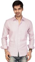 Acropolis Men's Solid Formal Maroon Shirt