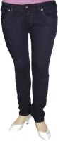 Anjan Slim Fit Women's Black Jeans